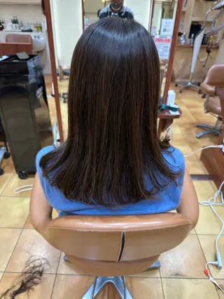 セミロング ボブ/ゆるふわ ボブパーマ/とういのヘアスタイル