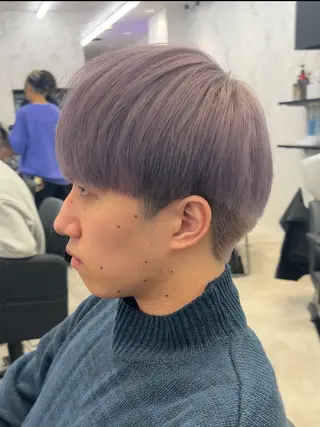 ミディアム 韓国パーマ 美容師 和田爽良のヘアスタイル