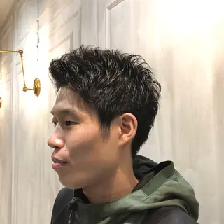 パーマ メンズ 水谷 俊一のヘアスタイル