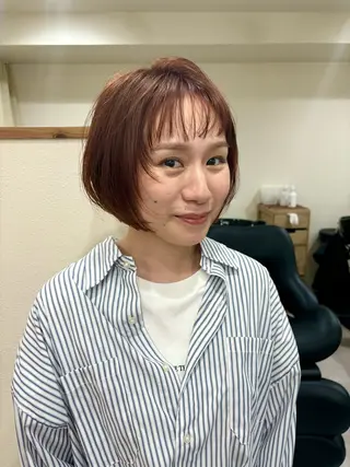 ショート カラー 大阪ヴィーガンサロン KANAKOのヘアスタイル