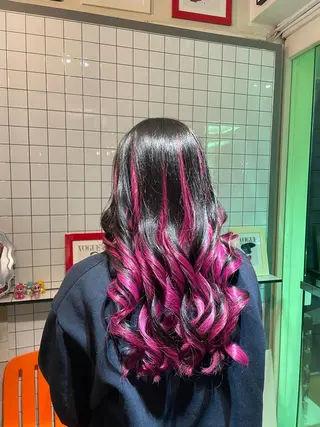 ロング 👽KINA👽 派手髪🦖💖✨のヘアスタイル