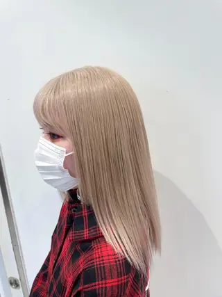 ロング カラー ハイトーン特化 川井優汰のヘアスタイル