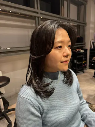 ミディアム 似合う髪型が 分からない方へのヘアスタイル