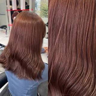 ロング カラー 履歴修正屋さん／ ブロンド／ホワイトのヘアスタイル