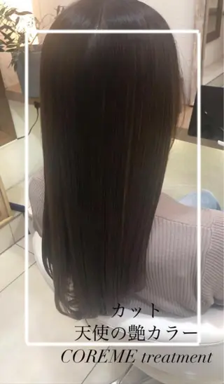 ロング カラー 縮毛矯正/髪質改善/ 艶髪ササキナツミのヘアスタイル