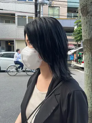 ミディアム 韓国好き🇰🇷 美容師MIKUのヘアスタイル