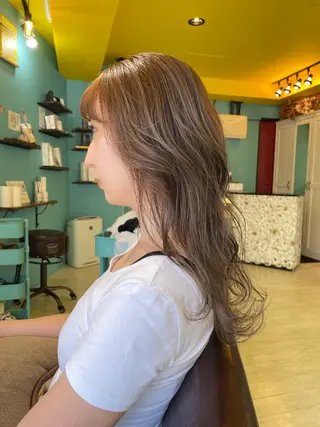 ロング 末石 智のヘアスタイル