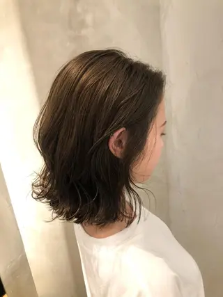 ショート カラー パーマ ヘアアレンジ 顔周りカット・相談 レイヤーも◎しずくのヘアスタイル