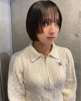 ショート カラー レイヤー/ブロンド 透明感カラー/ヒロトのヘアスタイル