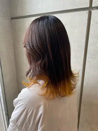 ミディアム 透明感カラー人気 ナンバーワンMIYUのヘアスタイル