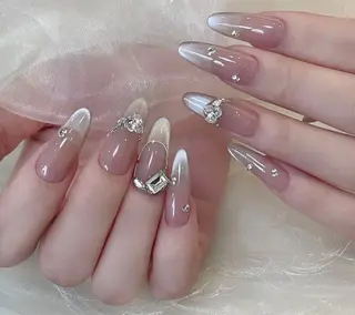 ネイル candy nail 韓国風ワンホンネイルのネイルデザイン