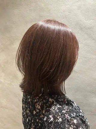 ミディアム 髪質改善カラー/ レイヤー/望月うららのヘアスタイル