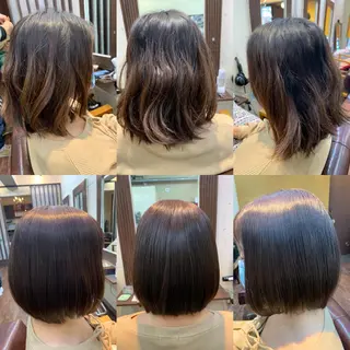 ミディアム カラー 木村 瞬のヘアスタイル