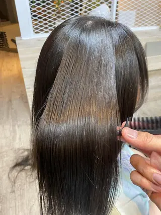 セミロング 髪質改善 髪質改善カラーゆうひのヘアスタイル
