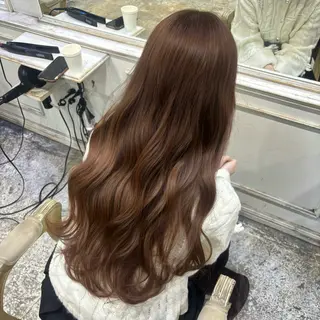 ロング カラー 柔らかベージュ 🤎YUKAのヘアスタイル