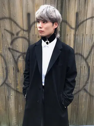 ショート カラー メンズ 山下 亮輔のヘアスタイル