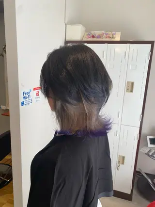 セミロング hair&make amyusのヘアスタイル