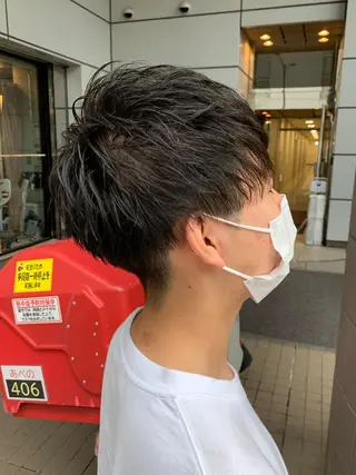 ショート メンズ ❣️モードケイズ塚口 和田一将のヘアスタイル
