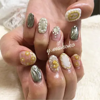 ネイル パラジェル有/ 長さだし/mahoのネイルデザイン
