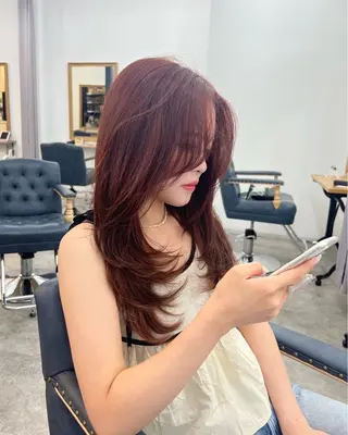 ロング i'll 未空のヘアスタイル