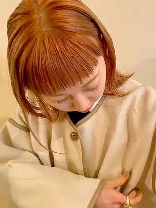 ミディアム カラー yukii 八事大石 明葉のヘアスタイル