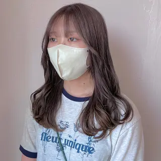 ロング カラー 伊藤ゆかり/髪質改善 /透明感カラーのヘアスタイル