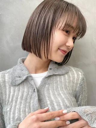 ショート カラー 無料カットモデル募集 🌱ひょうがのヘアスタイル