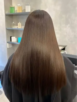 ロング カラー レイヤー/艶カラー /韓国ヘア/高松のヘアスタイル