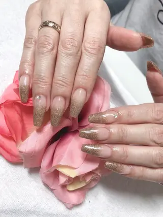 セミロング ネイル 《LB》ラブリエ Nail&eyeのマツエク・マツパデザイン