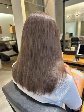 カラー ✂︎ 艶カラー /透明感カラーのヘアスタイル