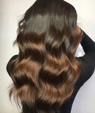 ロング カラー レイヤーカット BLend 渋谷のヘアスタイル