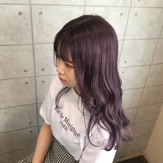 ロング カラー 烏丸韓国ヘア🇰🇷 ayaka🎀のヘアスタイル