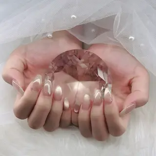 ネイル 🌸さくら /ワンホン束感🎀のマツエク・マツパデザイン