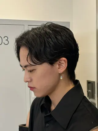 パーマ 渋谷メンズパーマ 渡邊優輝のヘアスタイル