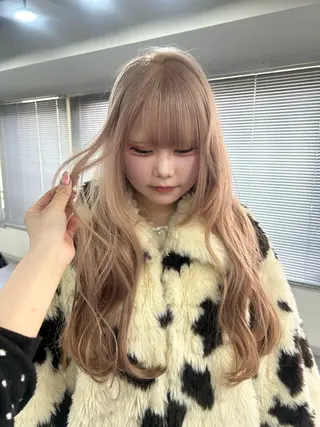 ロング 【色落ちまで可愛い】 mao🐩💜のヘアスタイル