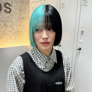 ミディアム カラー 🌱ブリーチ・透明感 カラー/mapi🦭のヘアスタイル