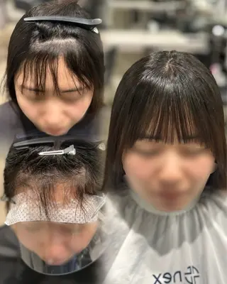 ミディアム 割れ癖も直す髪質改善 美容師✨みやたのヘアスタイル