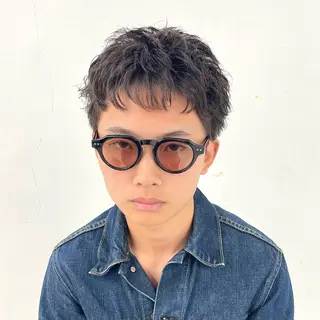 ショート パーマ メンズ 【柏メンズパーマ職人 】店長　KAZUMAのヘアスタイル