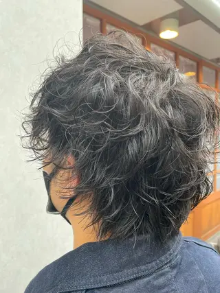 ショート パーマ メンズ 【店長】 草間大輔のヘアスタイル