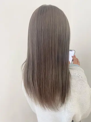 セミロング カラー パーマ ヘアアレンジ メンズ 野町好花 レイヤー/髪質改善のヘアスタイル