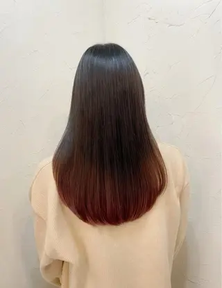 ロング カラー 高柳 麻美のヘアスタイル