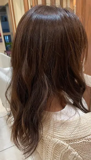 ロング カラー ヘアアレンジ くびれミディアム/似 合わせ/鎌倉/edAのヘアスタイル