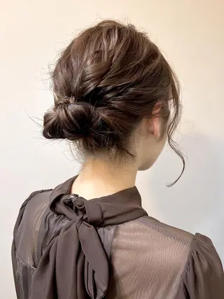 ヘアアレンジ 🤍ヘアセット.ヘア アレンジ湯山詩織🤍のヘアスタイル