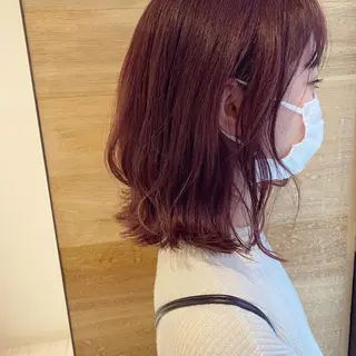 ミディアム カラー newi 京橋 【yuuki】のヘアスタイル