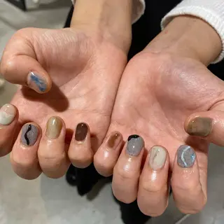 ネイル 岩本 杏のネイルデザイン