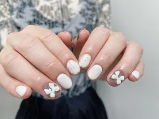 ネイル na🎀🎀na ちゅるちゅるのネイルデザイン