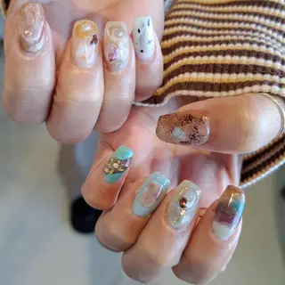 ネイル Nail mood デザイン持ち込みokのネイルデザイン