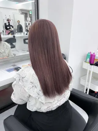 ロング カラー ❤︎ワンホンガーリー なハイトーンヘア❤︎のヘアスタイル