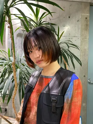 ミディアム カラー ディズニー大好き🏰 関谷彪のヘアスタイル