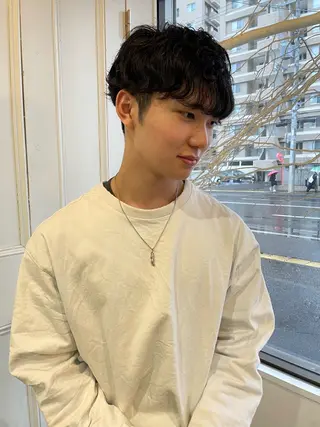 メンズ airi/ ボブ/レイヤーカットのヘアスタイル